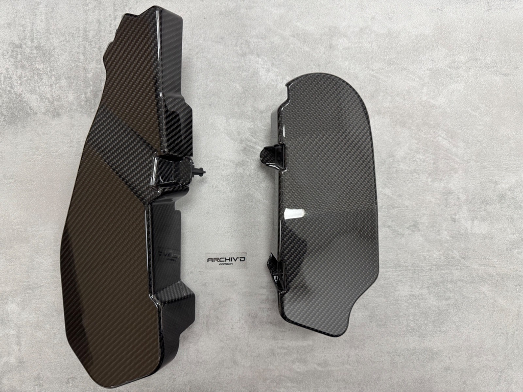 BMW G90 G99 M5 Pre Preg Dry Carbon Fibre Gloss Engine Cover 2025+