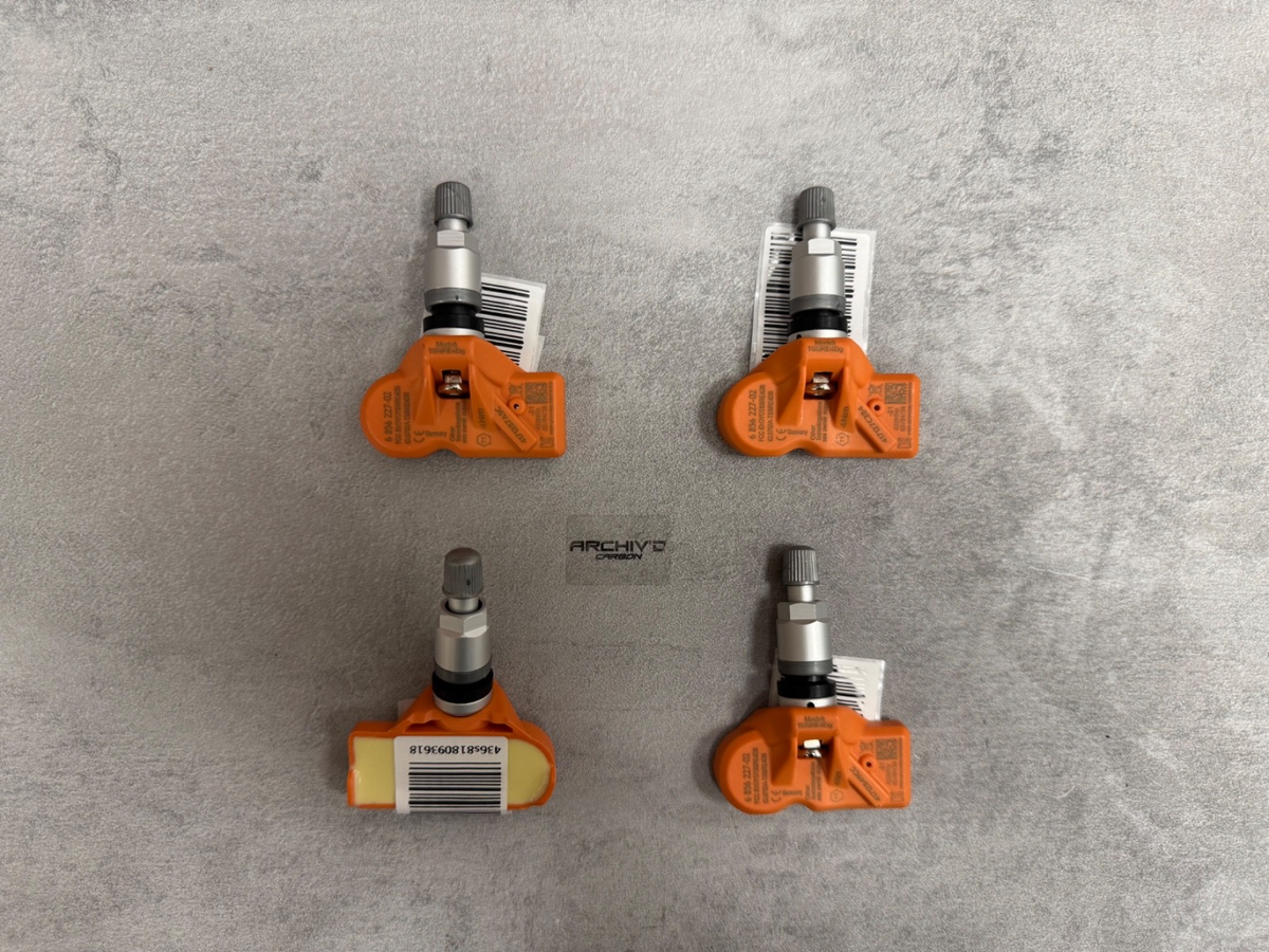 4x TPMS Tyre Pressure Sensors BMW F10 F11 F13 F01 36106856227 Pre-Programmed