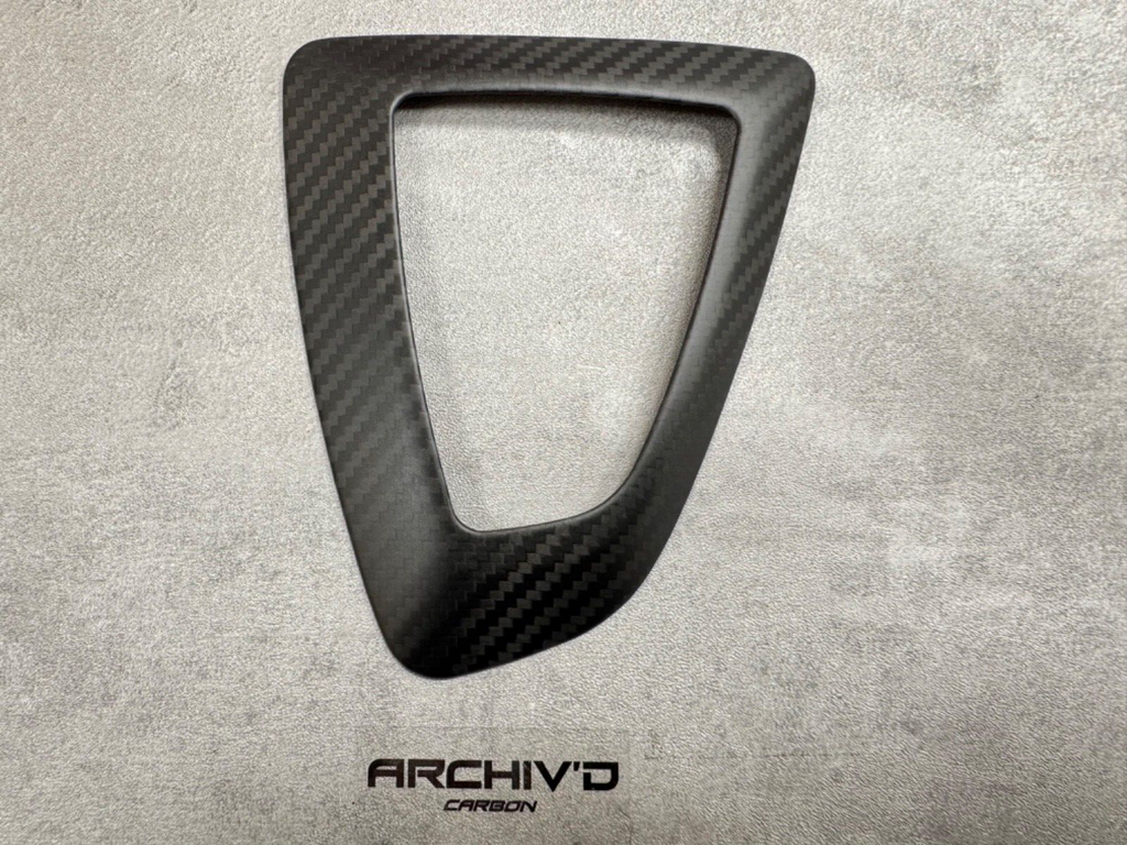 BMW 1 2 3 4 Series F20 F30 F32 F87 M2 Matt Carbon Gear Trim Surround RHD
