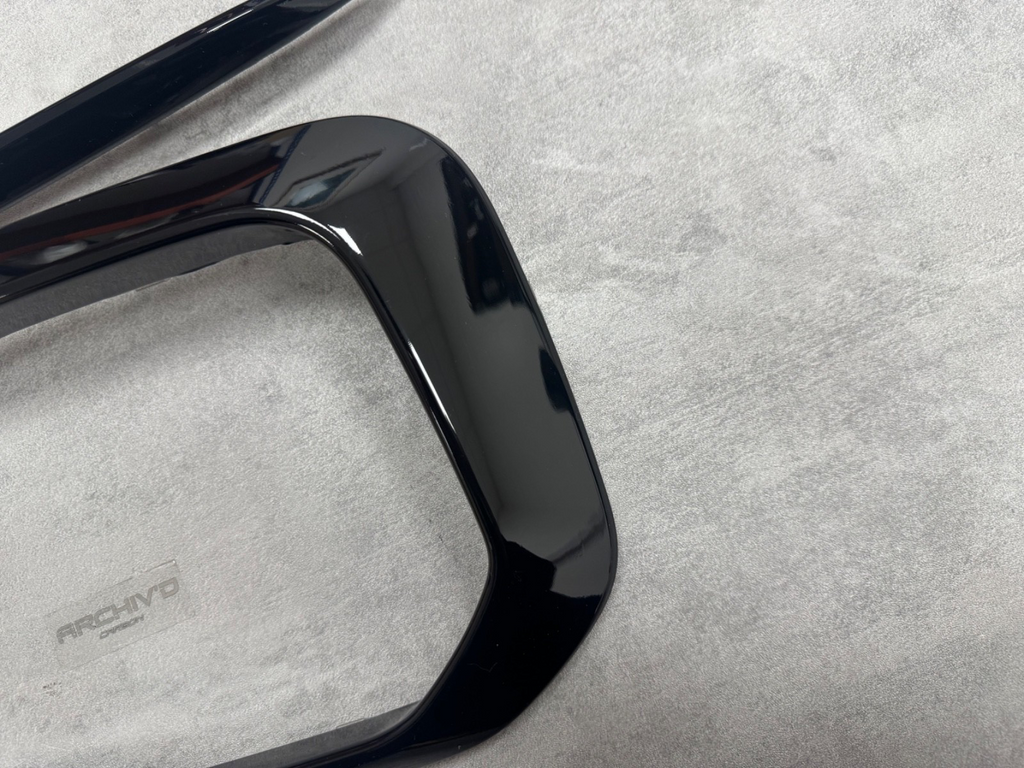Front Bumper Gloss Black Canards Trim BMW M135i M140i F20 F21