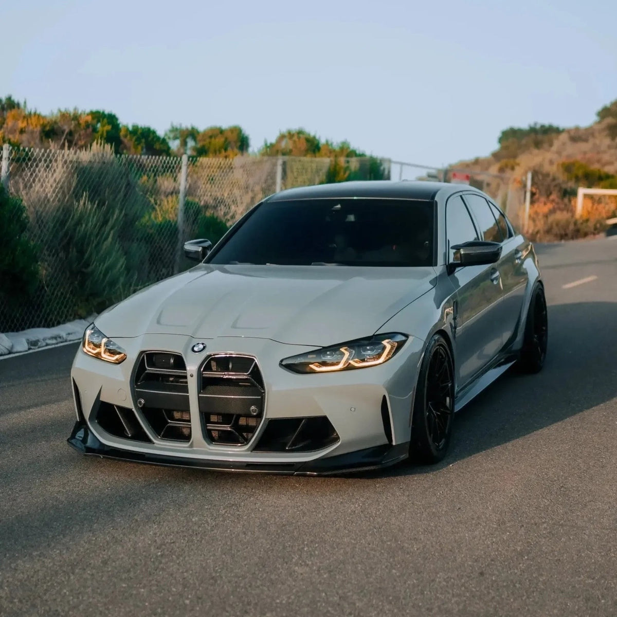 BMW M3 M4 G80 G81 G82 G83 Pre-Preg Dry Carbon Fibre Front Lip Splitter 2021+