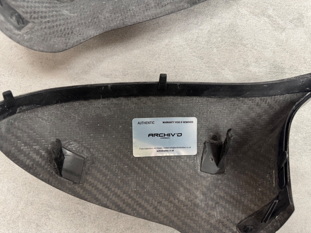 BMW M2 F87 M3 F80 M4 F82 Dry Carbon Fibre Wing Mirror Cover Caps RHD