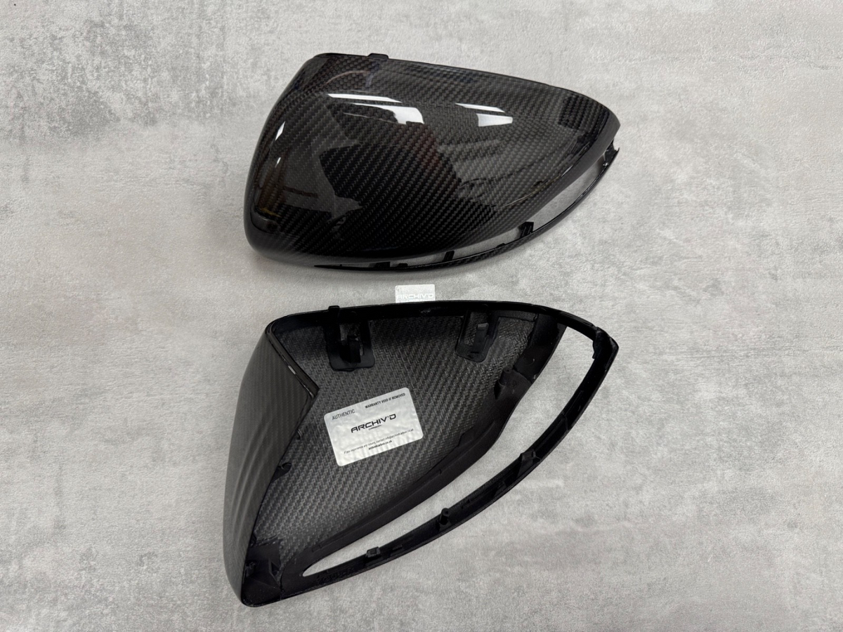 Mercedes Benz Pre Preg Carbon Fibre Mirror Cover Caps W205 C Class RHD