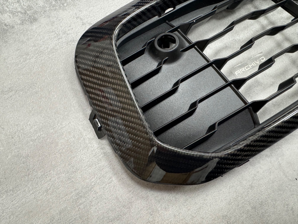 BMW F20 M135i M140i Real Carbon Fibre Front Bumper Grill Canards