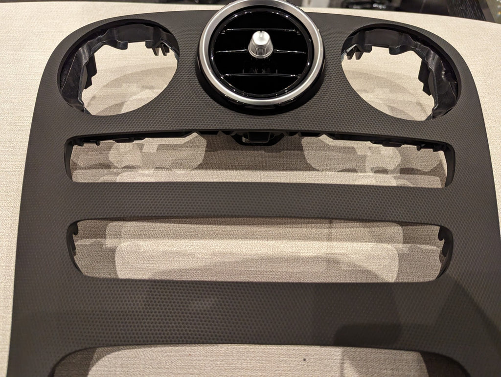 Mercedes-Benz C-Class W205 Center Console Trim Wrapping Service 3M Matrix Black