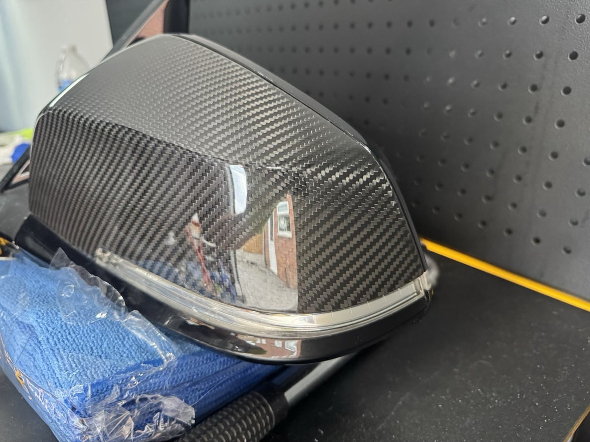 BMW 1 2 3 4 Series Dry Carbon Fibre Wing Mirror Cover Caps F20 F22 F30 F32