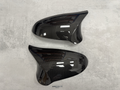 Real Dry Carbon Fibre Wing Mirror Caps Cover BMW F80 M3 F82 F83 M4 F87 M2 RHD