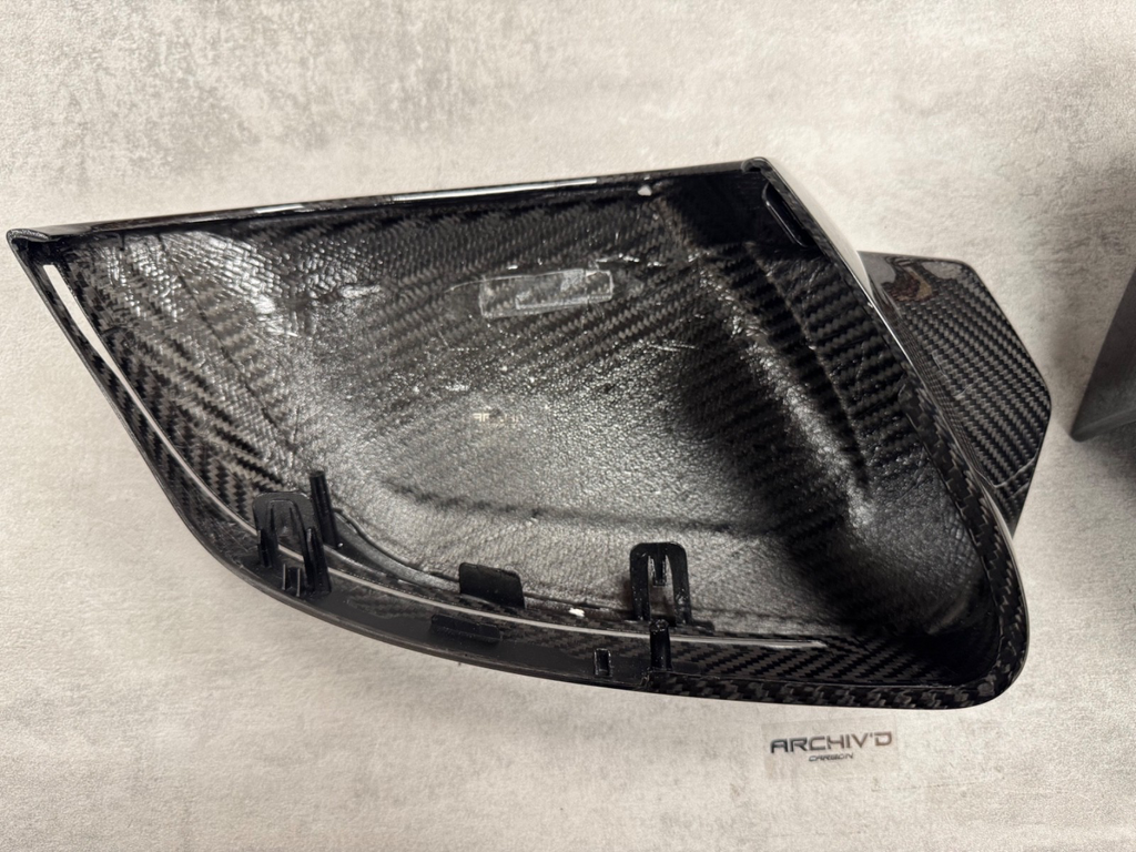 BMW M5 G90 Dry Carbon Fibre Mirror Cover Caps G60 G68 G70 G99 G45 G48