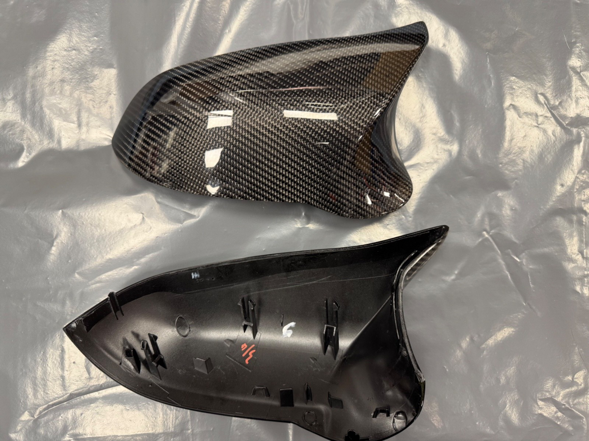 BMW 1 2 3 4 Series F20 F30 F32 Carbon Fibre Wing Mirror Cover Caps Housing