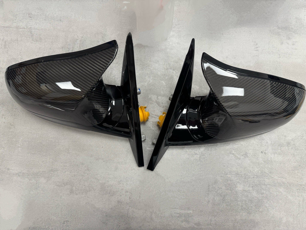 BMW M2 F87 M3 F80 M4 F82 Dry Carbon Fibre Wing Mirror Cover Caps RHD