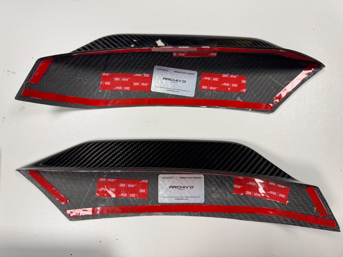 BMW F80 M3 F82 M4 Dry Carbon Fibre Front Bumper Upper Splitter Canards