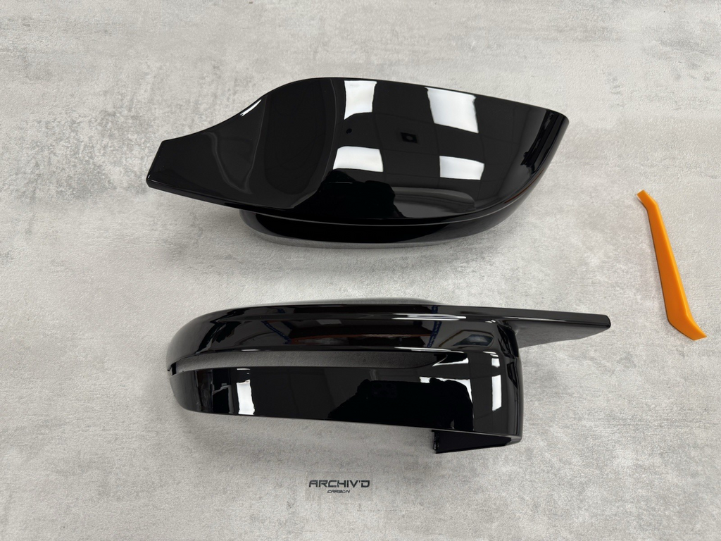 BMW 2 3 4 5 Series Gloss Black Wing Mirror Cover Caps G20 G22 G30 G42 RHD