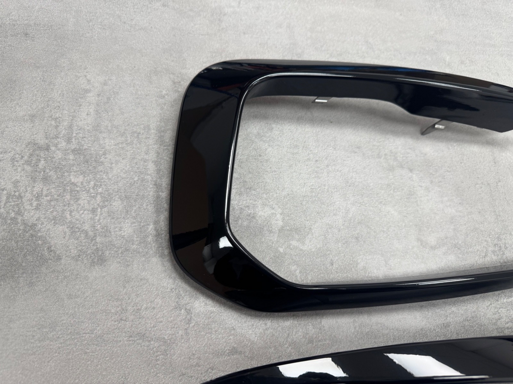 Front Bumper Gloss Black Canards Trim BMW M135i M140i F20 F21