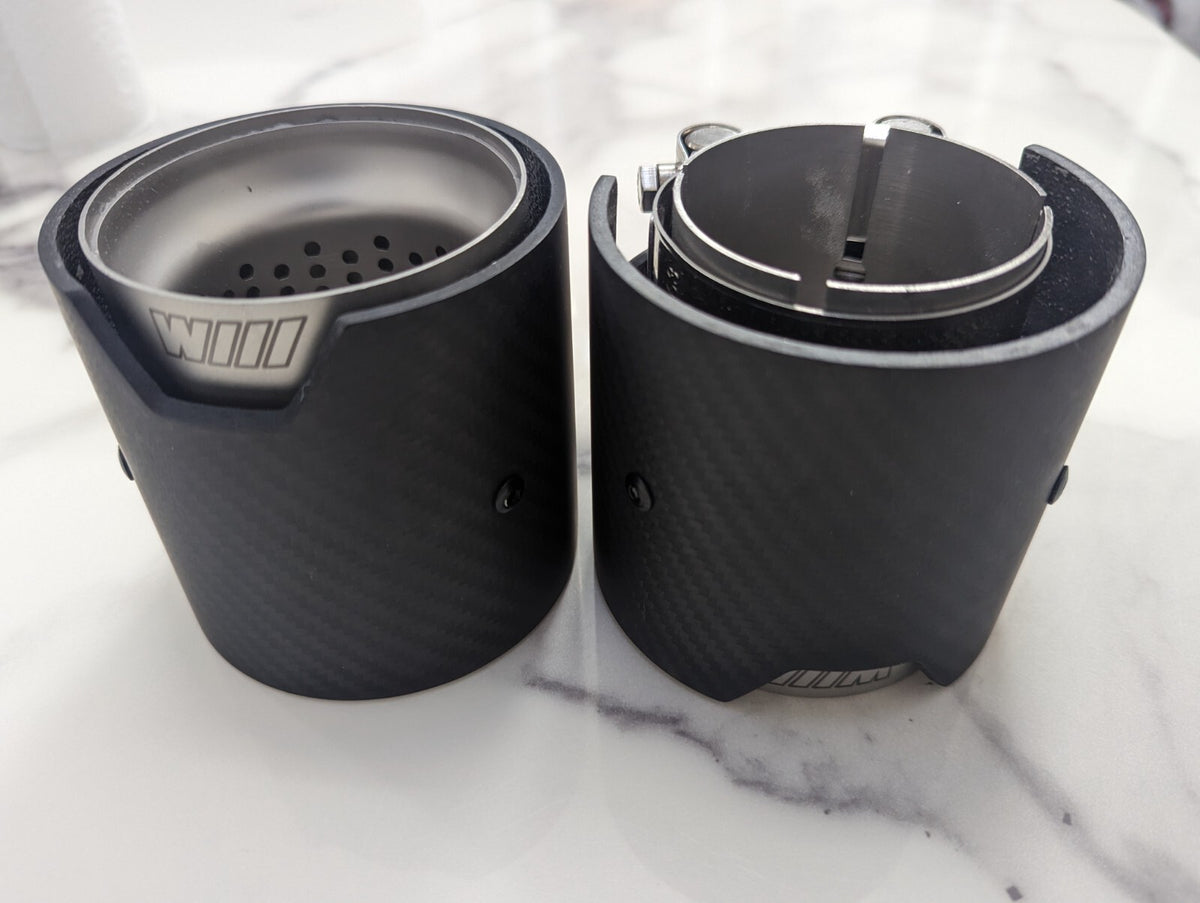 Carbon Fibre Exhaust Tips Matt BMW M135i M140i M235i M240i 340I