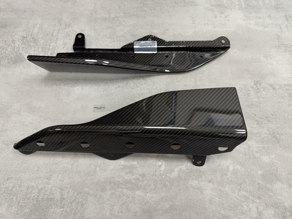 BMW 2 Series G42 M Sport Pre-Preg Dry Carbon Fibre Side Skirt Extensions 2022+