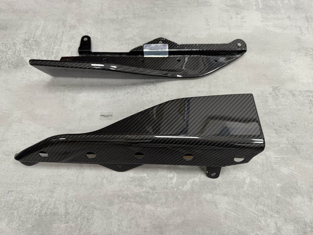 BMW 2 Series G42 M Sport Pre-Preg Dry Carbon Fibre Side Skirt Extensions 2022+