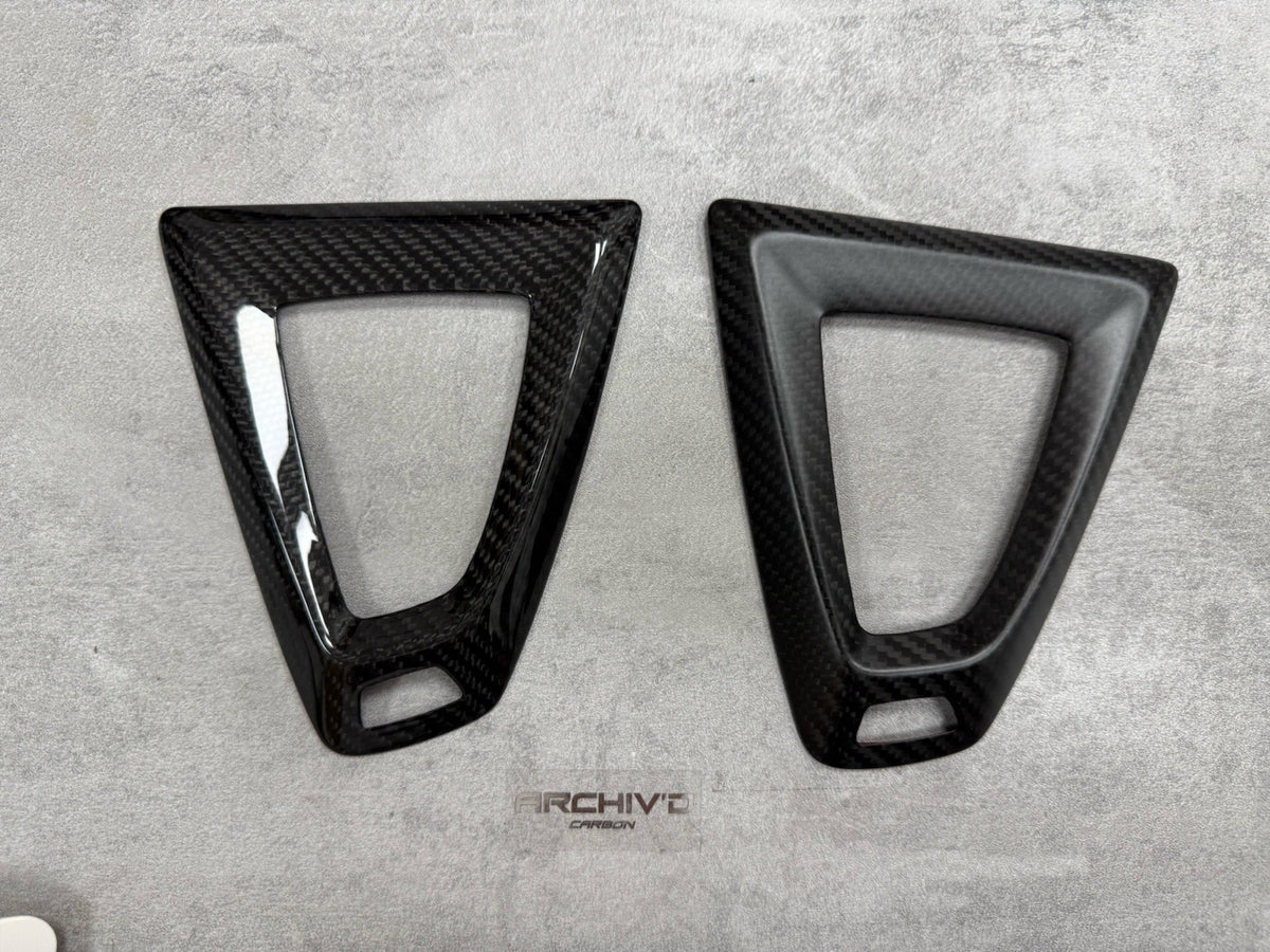 BMW M2 M3 M4 F87 F80 Pre Preg Dry Carbon Fibre Gear Surround Trim Matt Finish